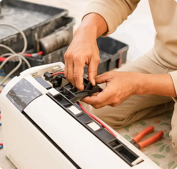 installation of ductless mini split